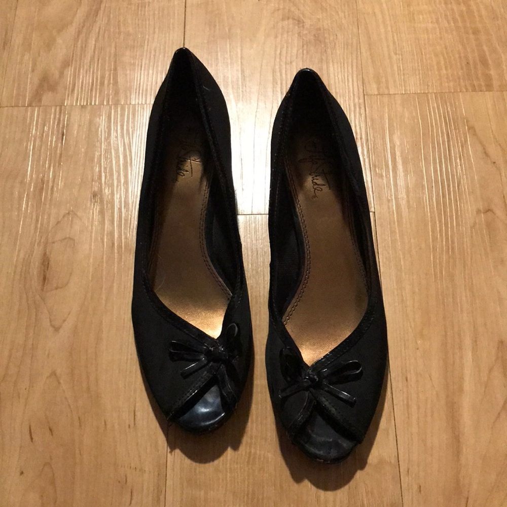 Black high heels